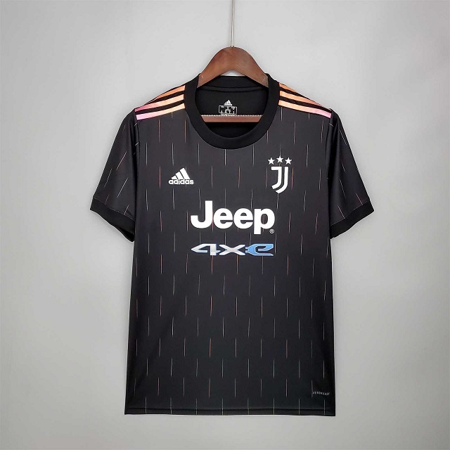 AAA Quality Juventus 21/22 Away Black Soccer Jersey